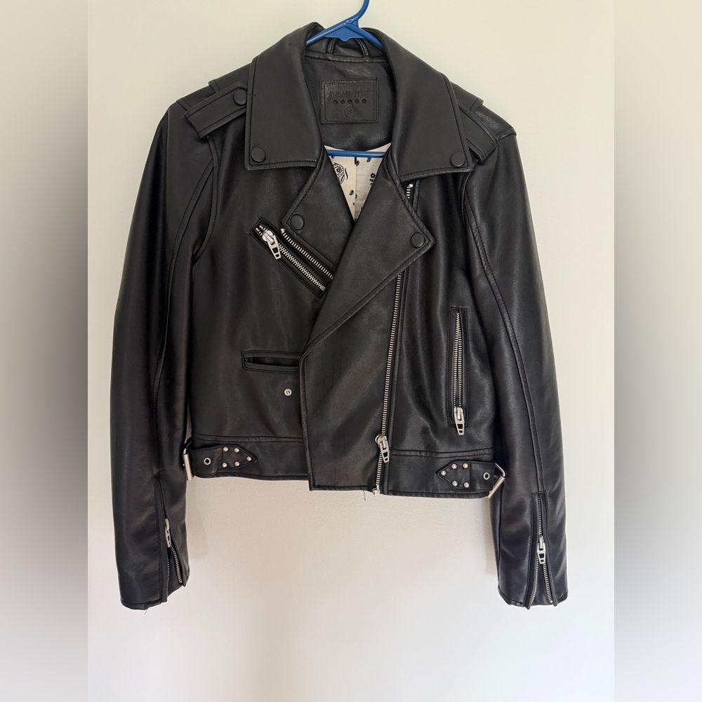 Blank NYC Black Vegan Leather Jacket